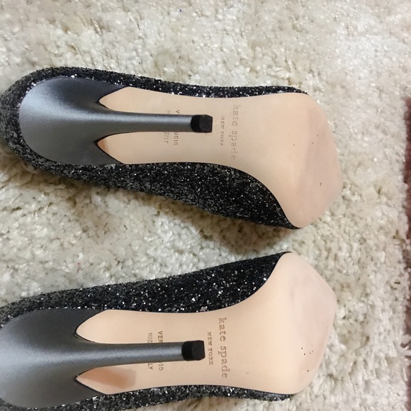 Kate Spade Leandre Glitter/Smokey Grey Satin - Picture 3 of 4